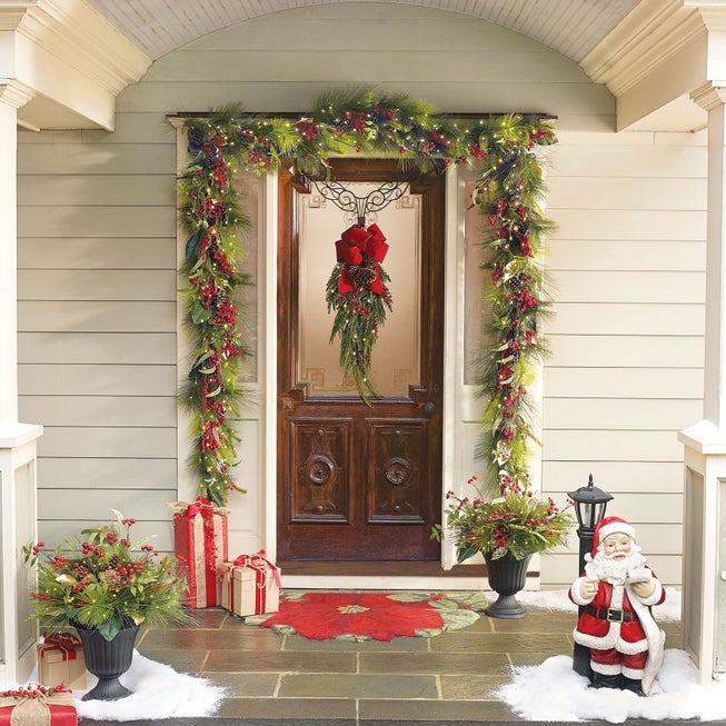 72"L Winterberry Garland image number 1