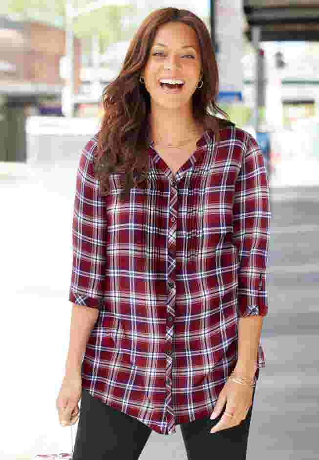 Featherweight Plaid Tunic image number 6