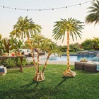 6' Pre-lit Single Palm Tree image number null