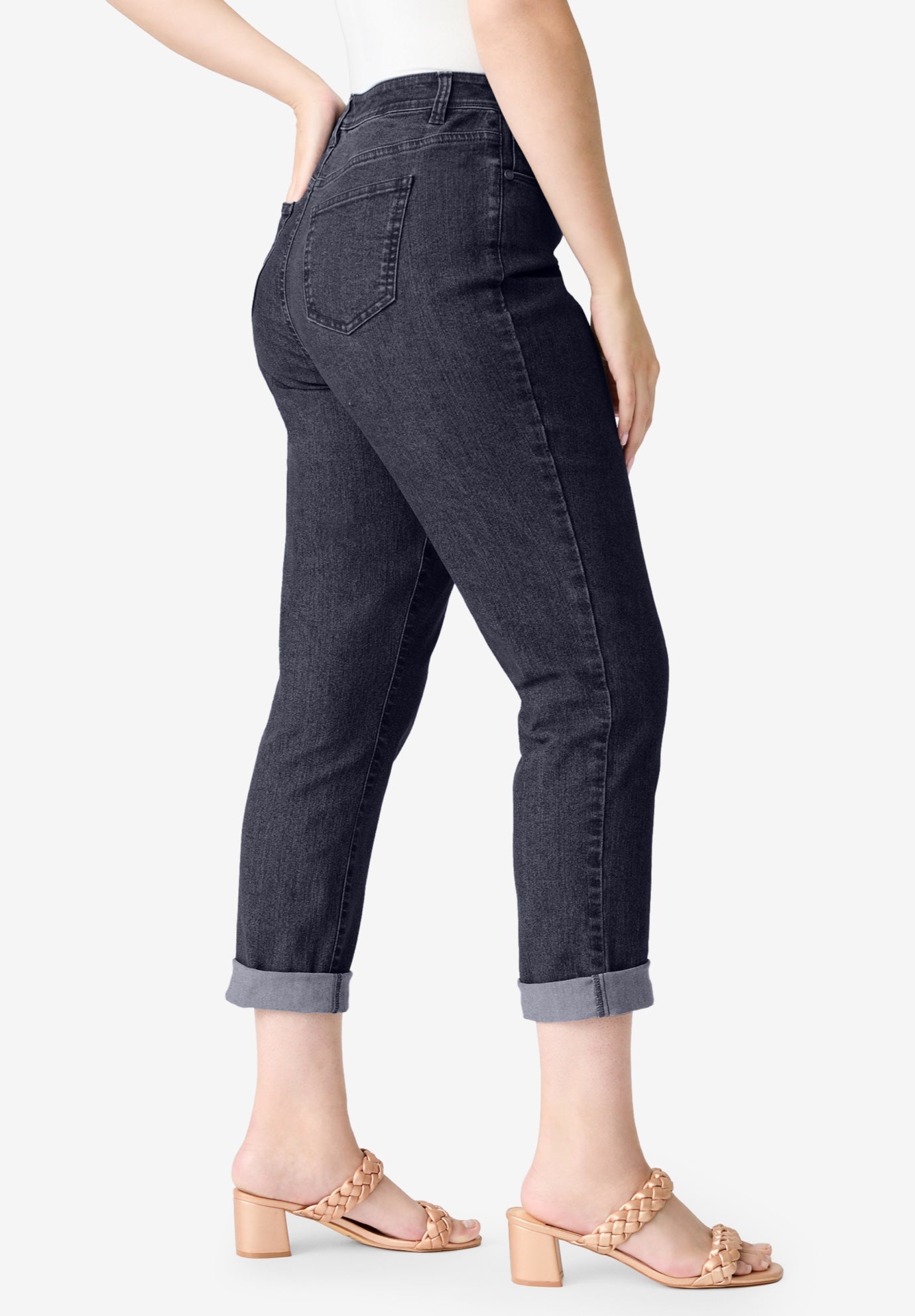 Plus Size 24/7 Stretch Boyfriend Jean image number 2