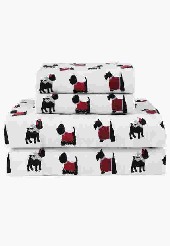 Flannel Printed Sheet Set image number 0