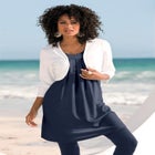 Bolero Cardigan with Three Quarter Sleeves image number null