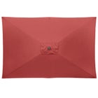 6&frac12;' x 10' Oversized Rectangular Umbrella image number null