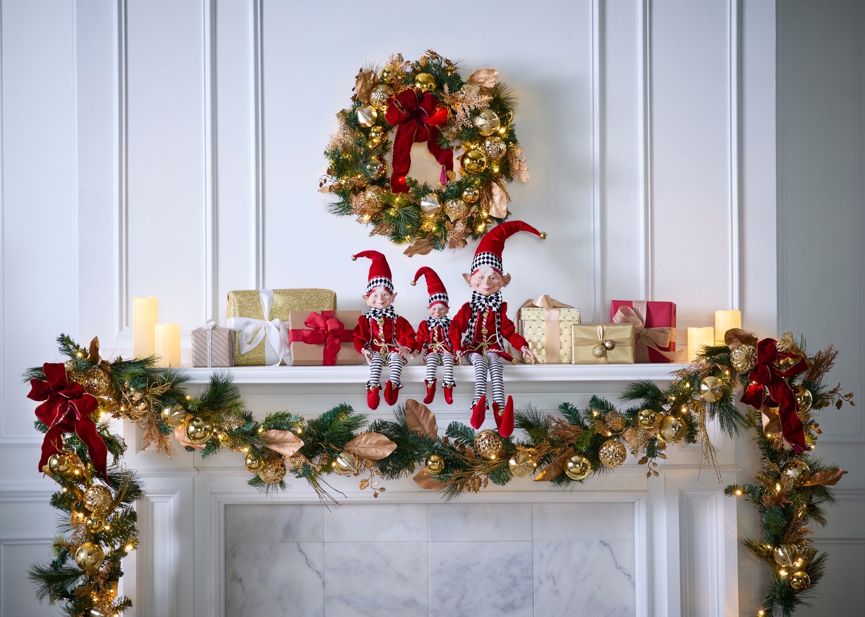 38"H Posable Christmas Elf image number 0