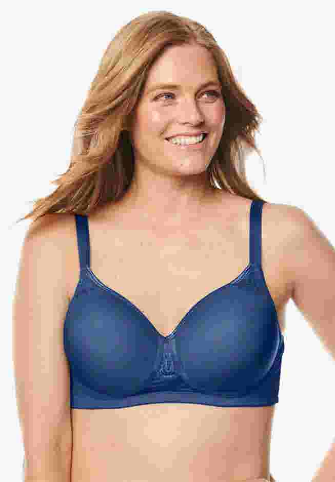 Stay-Cool Wireless Wicking T-Shirt Bra image number 0