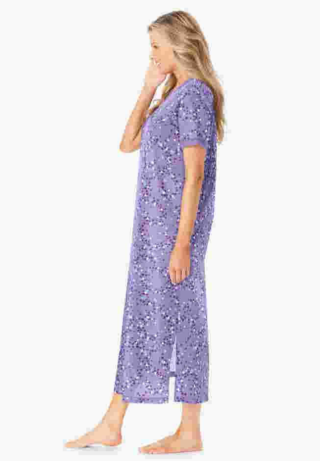 Long Henley Sleepshirt image number 2