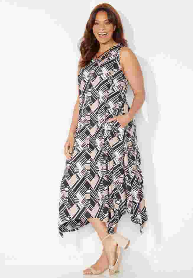 AnyWear Reversible Crisscross V-Neck Maxi Dress image number 2