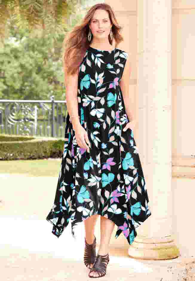 AnyWear Reversible Crisscross V-Neck Maxi Dress image number 4