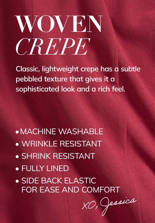 Stretch Crepe Single-Breasted Pantsuit image number 3