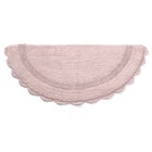 Half Round Crochet Bath Mat  image number 0
