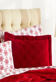 Velvet Diamond Quilted Sham