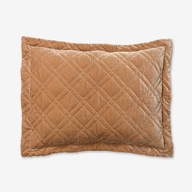 Velvet Diamond Quilted Sham image number 0
