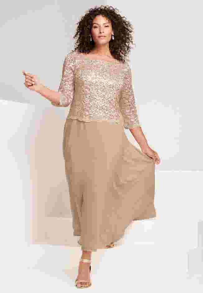 Lace Popover Gown image number 0