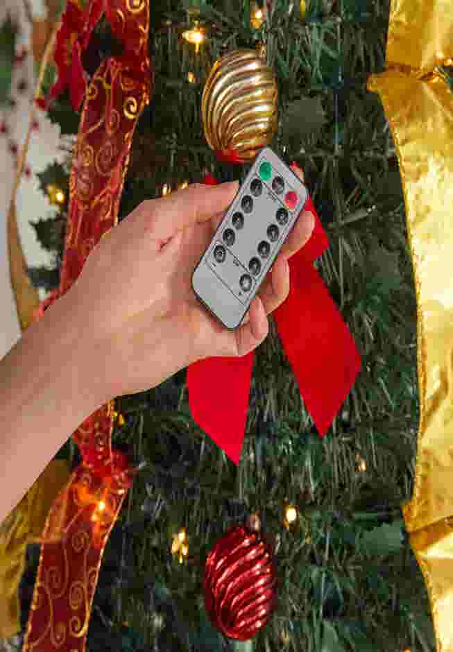 7½ ft. Pre-Lit Pop-Up Christmas Tree with Remote image number 1