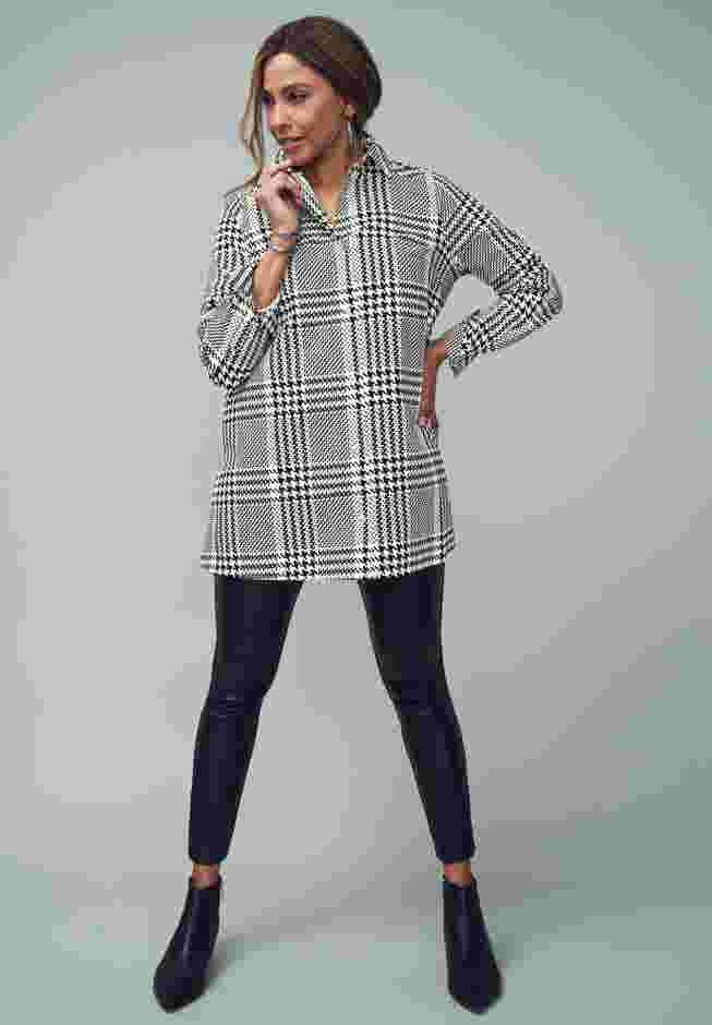 Stretch Poplin Tunic image number 4