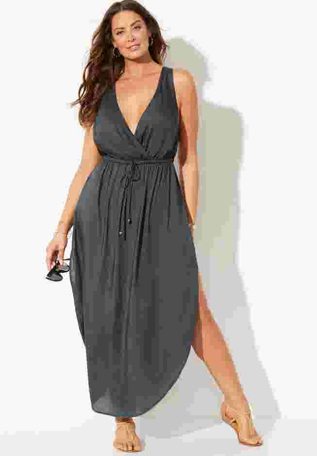 Tenley Surplice Cover Up Maxi Dress image number 0