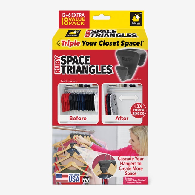 Ruby® Space Triangles, Set of 18 image number null