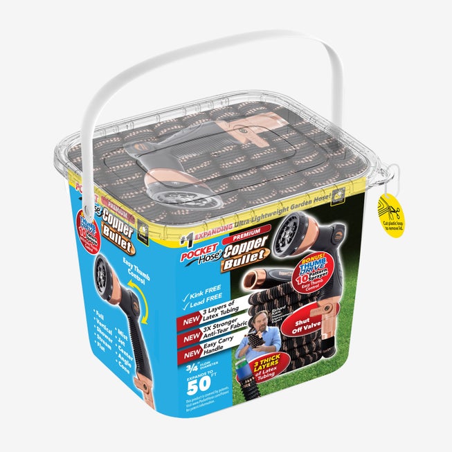 50ft. Pocket Hose® Copper Bullet™ Hose image number null