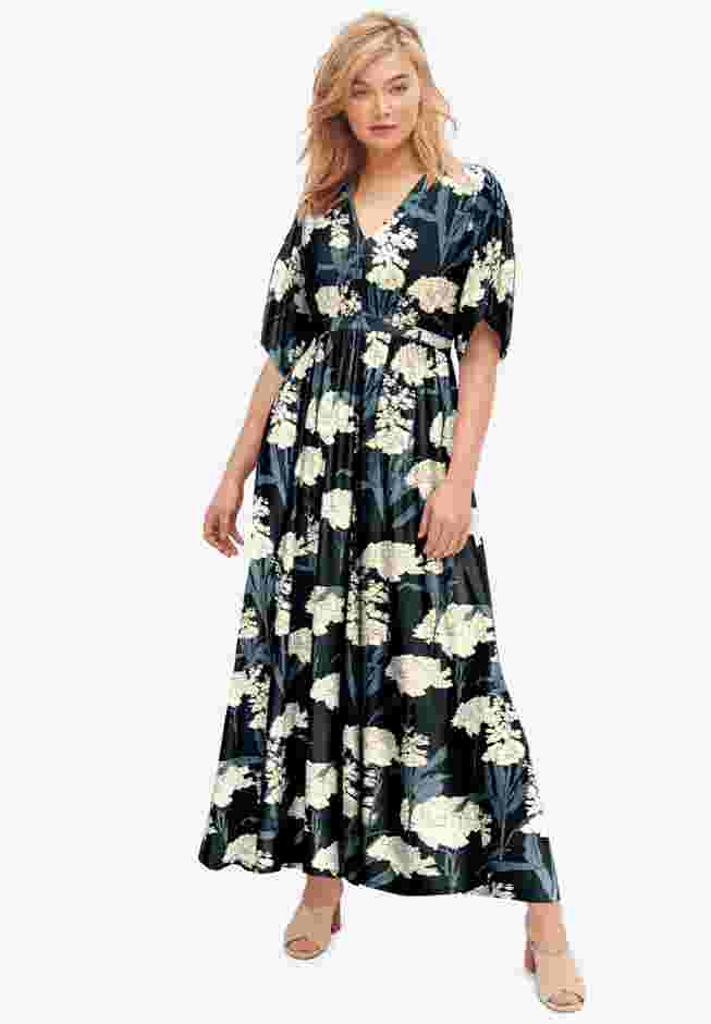 Knit Tie-Back Maxi image number 0