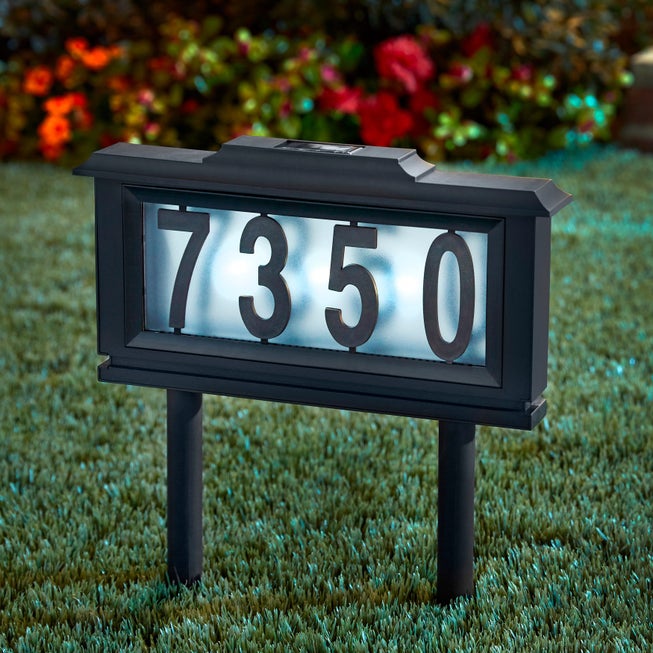 Solar Light House Number Plaque image number null