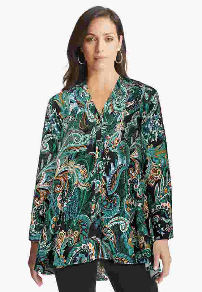 Georgette High Low Tunic image number 0