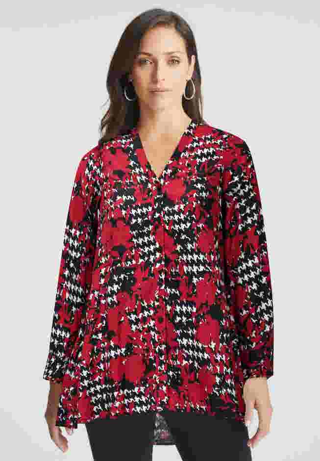 Georgette High Low Tunic image number 0