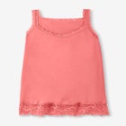 Lace-Trim V-Neck Tank image number null