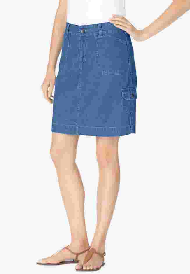 Perfect Denim Skort image number 0