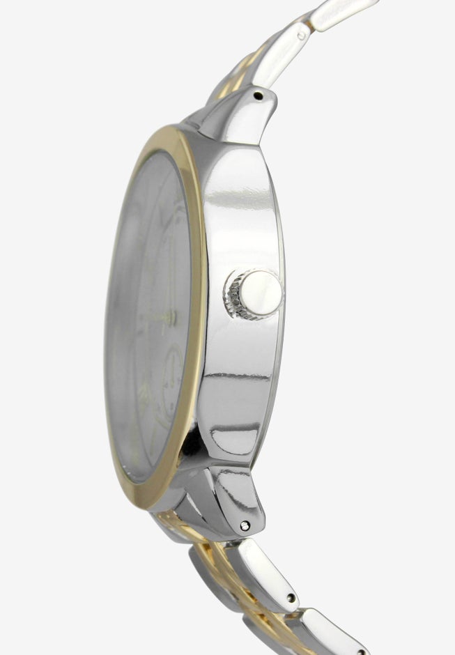 Two-Tone Metal Link Watch image number null