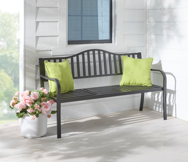 Garden Bench with Retractable Table image number null