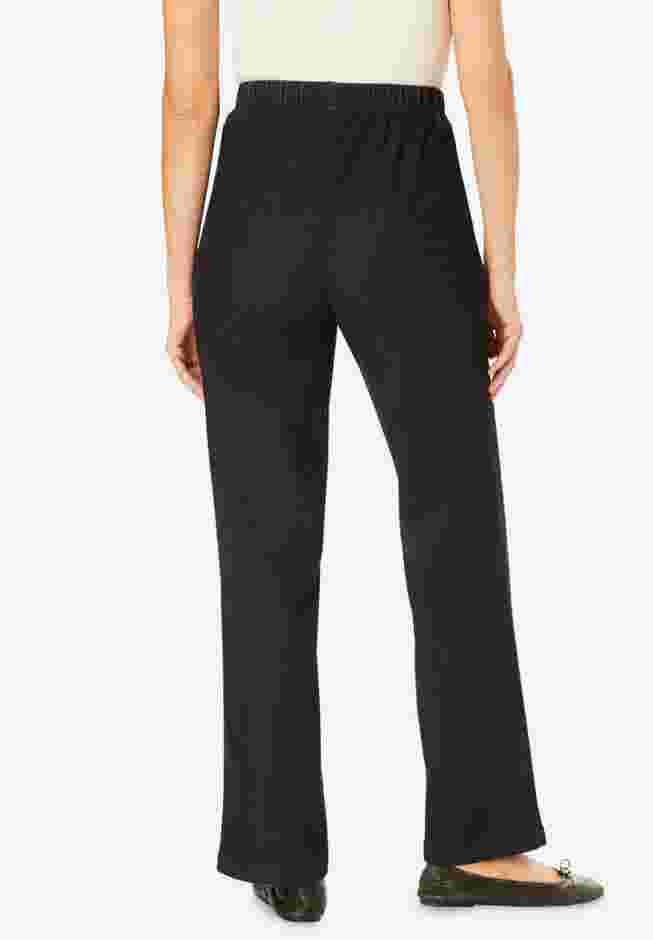 Wide-Leg Fineline Denim Jean image number 1