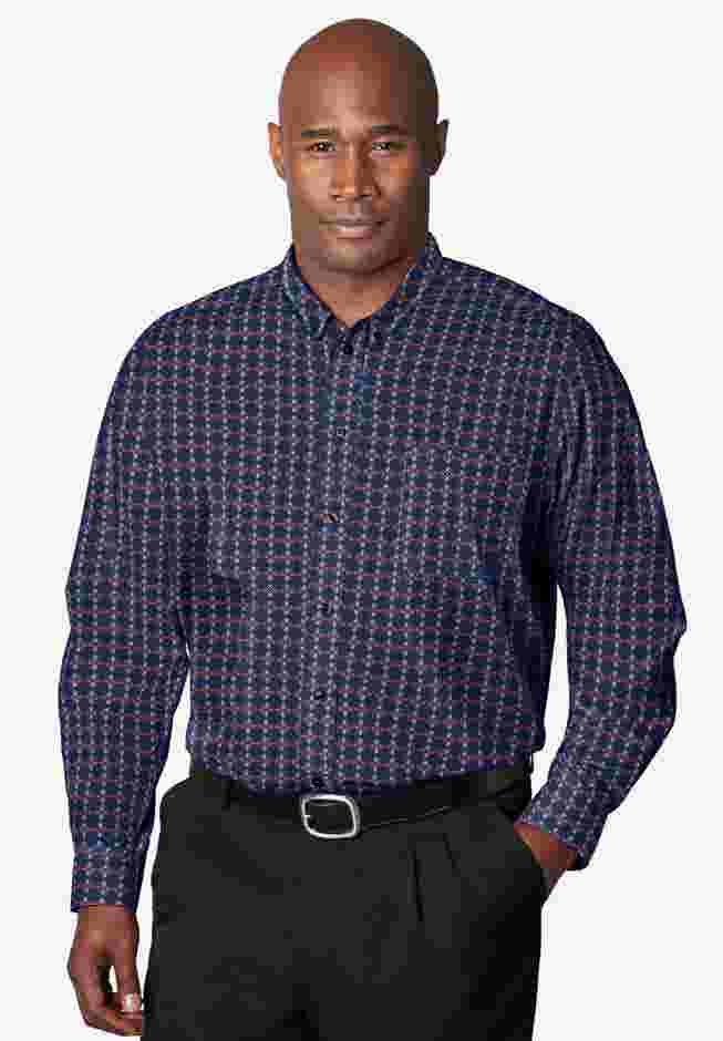Wrinkle-Free Button-Down Collar Dress Shirt image number 2