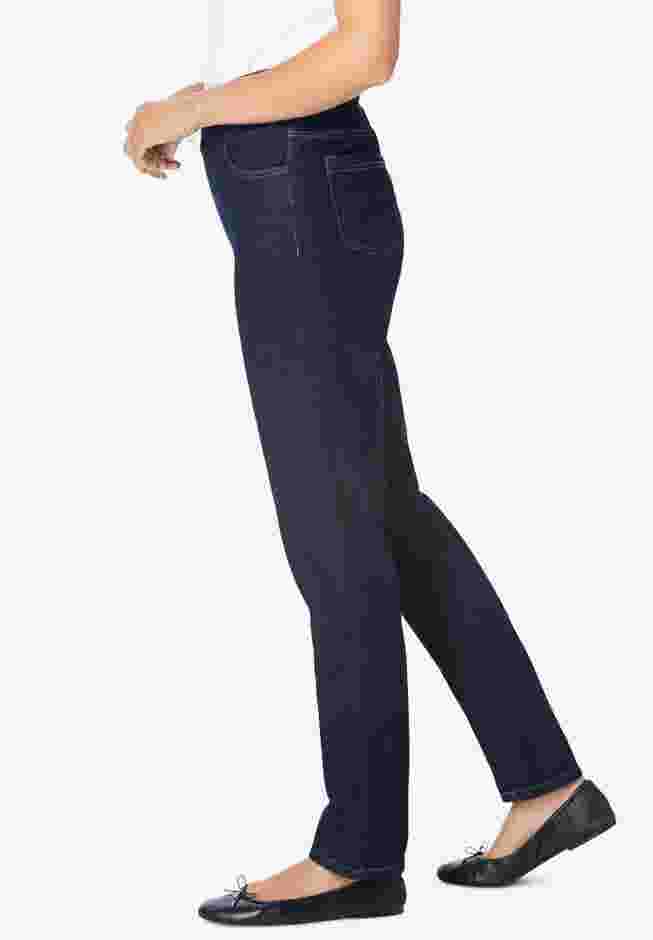 Flex-Fit Pull-On Slim-Leg Denim Jean image number 2