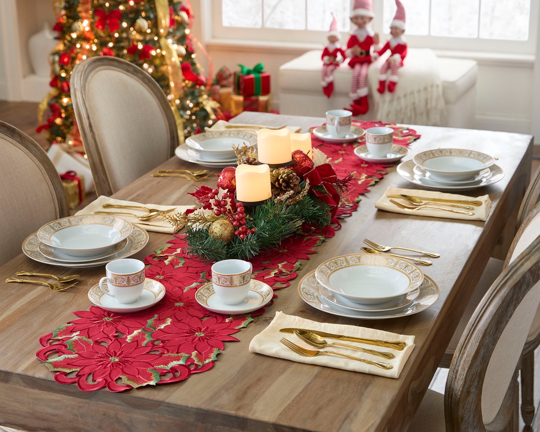 Jacquard Napkins, Set of 4 image number 1