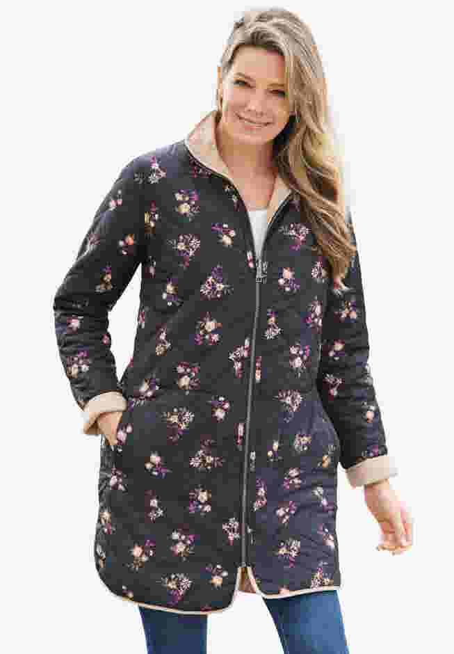 Reversible Quilted Barn Jacket image number 6