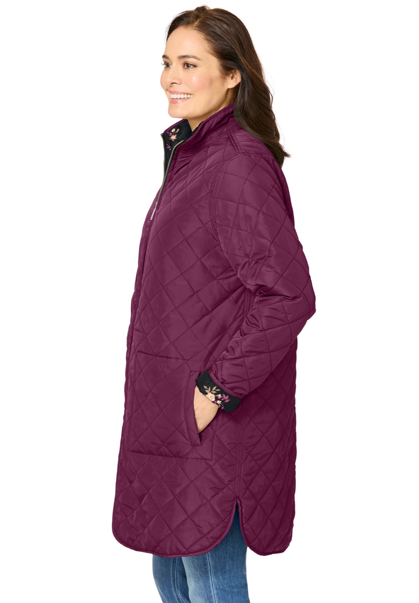 Reversible Quilted Barn Jacket image number 3