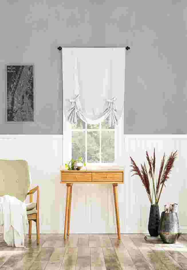 Greenwich Sun Zero™ 99% Blackout Solid Woven Tie-up Shade image number 0