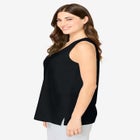 Knit Sleep Tank image number null