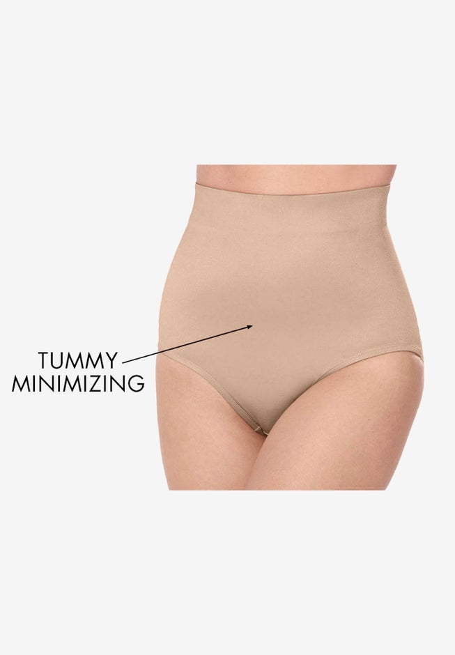 Plus-Size Asymmetrical Lace Pant Set –Long Sleeve Lace Scalloped Tunic & Elastic Waist Pants image number 4