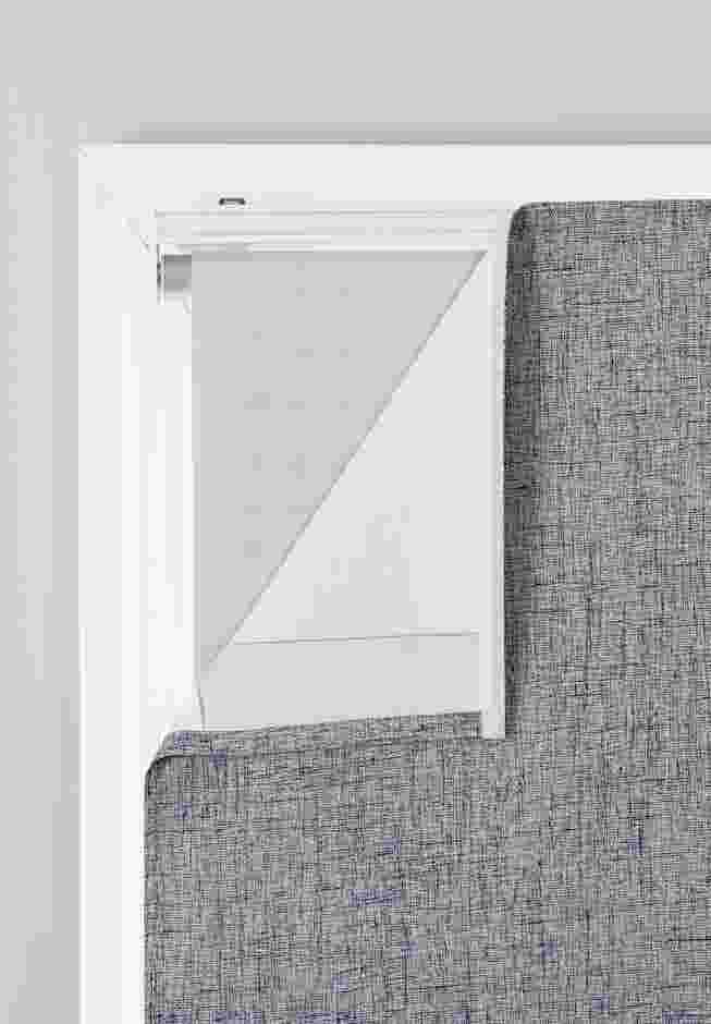 Sun Zero™ Somerton Textured 100% Blackout Cordless Roman Shade image number 1