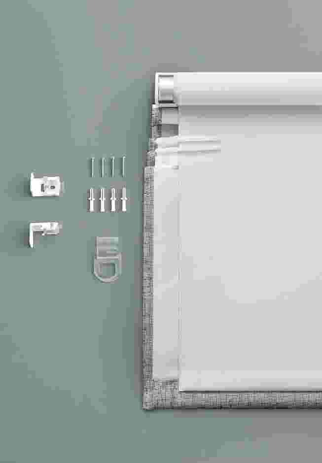 Sun Zero™ Somerton Textured 100% Blackout Cordless Roman Shade image number 3