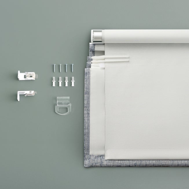 Sun Zero™ Somerton Textured 100% Blackout Cordless Roman Shade image number 3