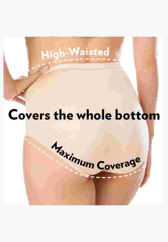 Comfort Choice® Full Coverage Stretch Cotton Brief 5-Pack image number 1