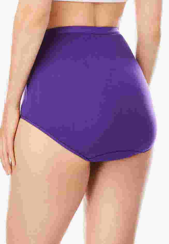 Comfort Choice® Full Coverage Stretch Cotton Brief 5-Pack image number 3