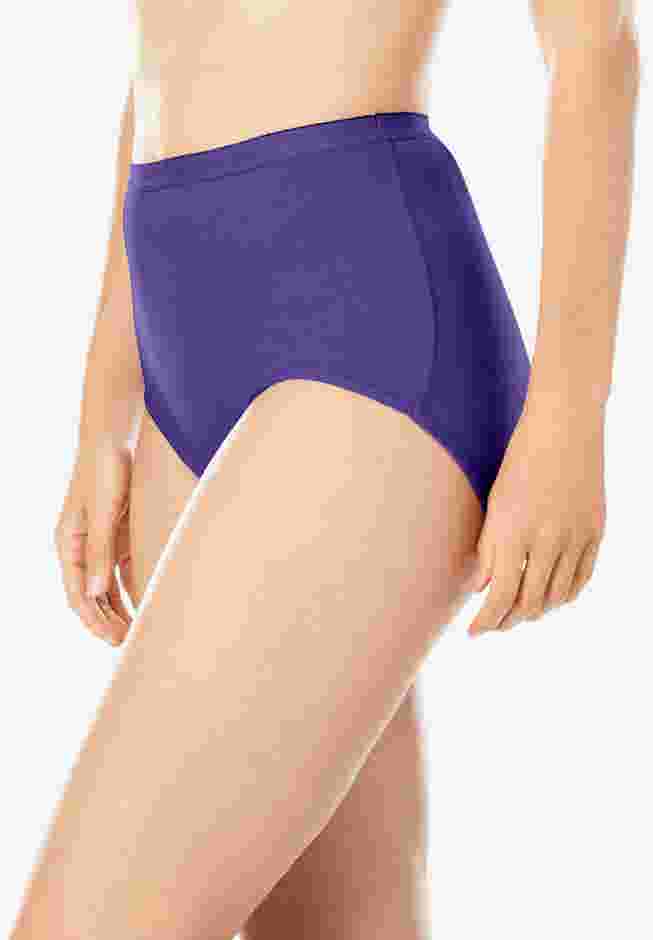 Comfort Choice® Full Coverage Stretch Cotton Brief 5-Pack image number 4