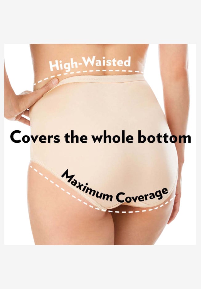 Full Coverage Stretch Cotton Brief 5-Pack image number 1