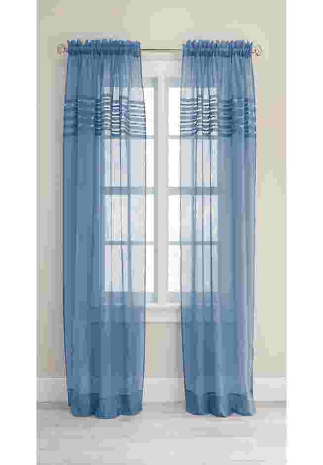 BH Studio Sheer Voile Pleated Rod-Pocket Panel image number 0