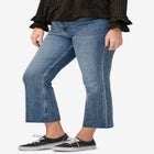 Crop Bootcut Jeans image number null