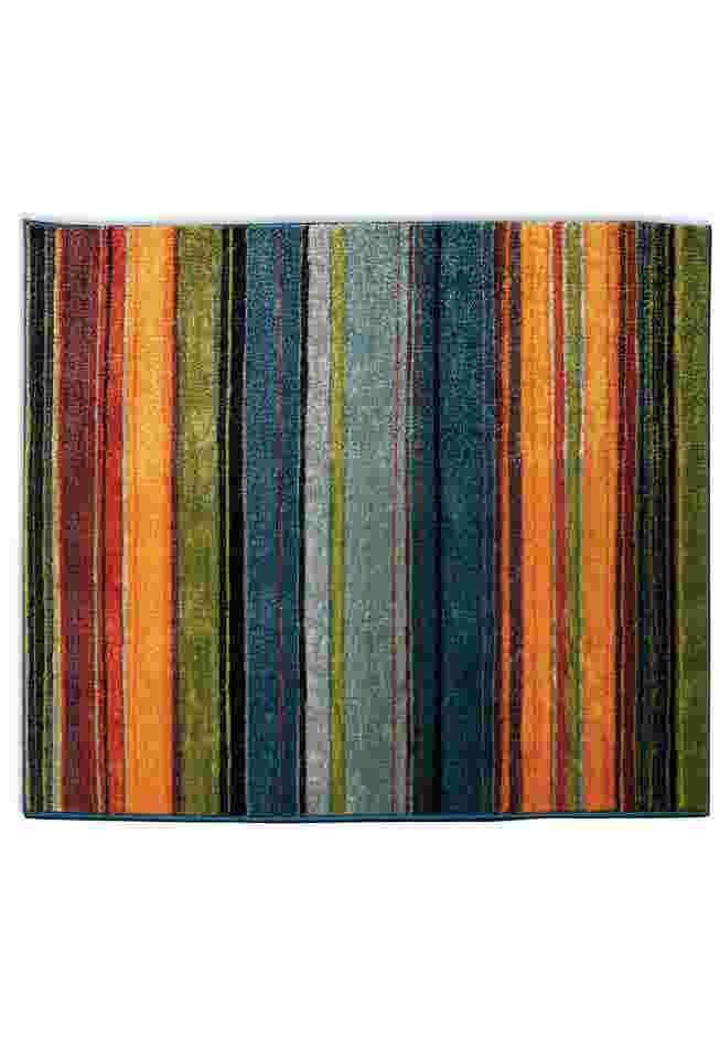 Small Rainbow Stripe Rug  image number 1