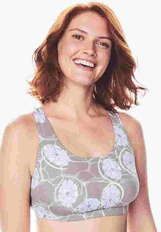 Leading Lady® Serena Low-Impact Wireless Active Bra 0514 image number 0